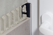 Schluter — Profiles of the floor, wall, stairs