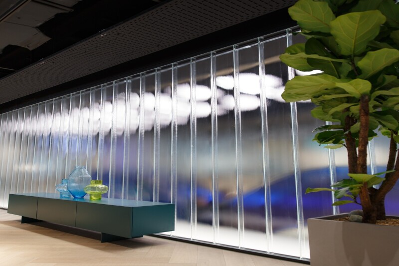 Lamberts — Glass partitions