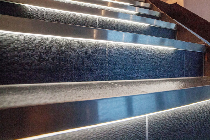 Schluter — Profiles of the floor, wall, stairs