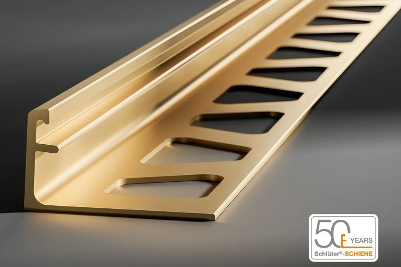 Schluter — Profiles of the floor, wall, stairs