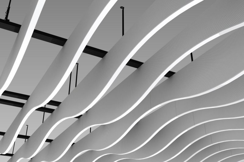 Hunter Douglas — Metal, wood and textile ceiling