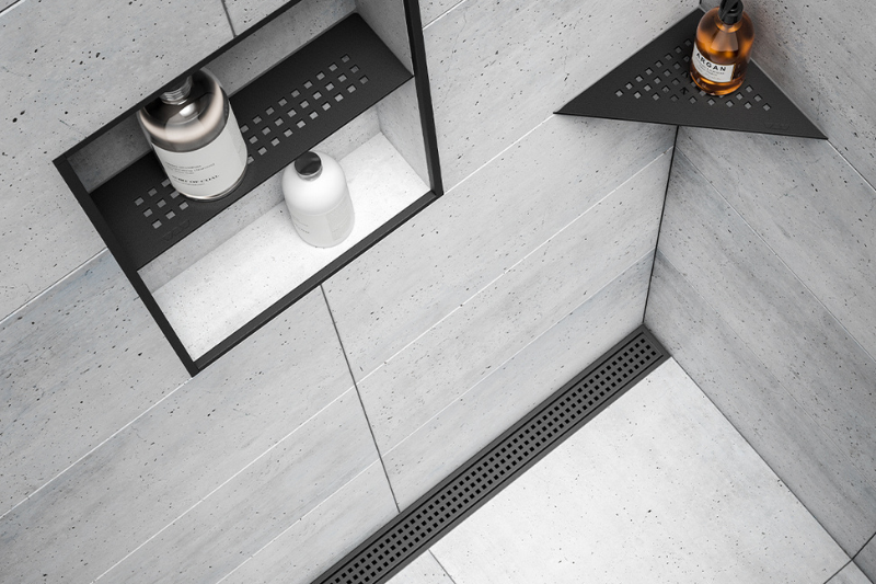 Schluter — Profiles of the floor, wall, stairs