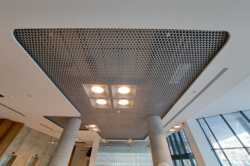 Mziuri Business Centre — Lobby ceiling