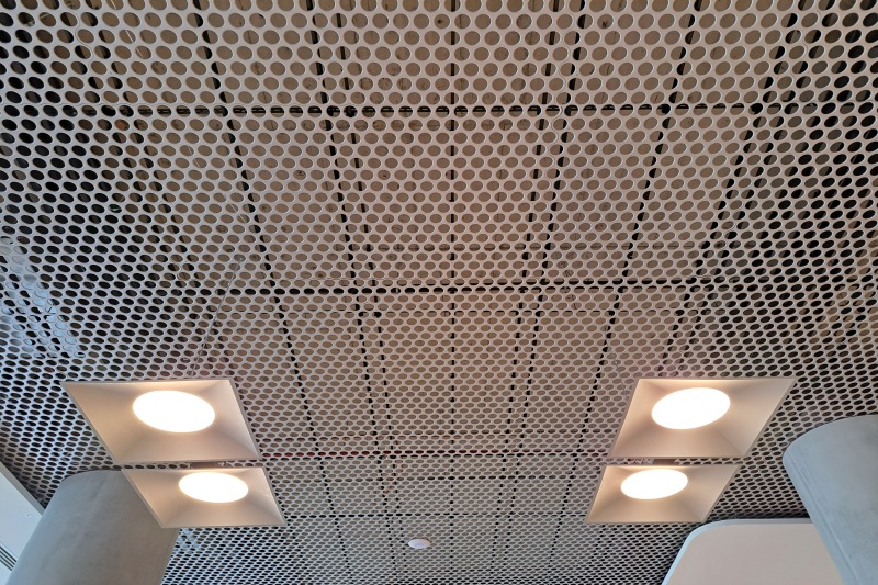 Mziuri Business Centre — Lobby ceiling