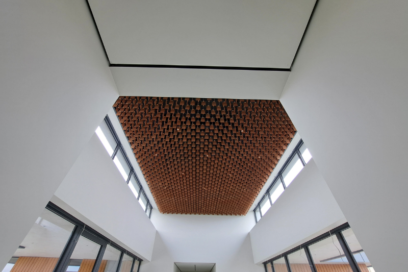 Individual Residential House — Open-Cell Ceiling