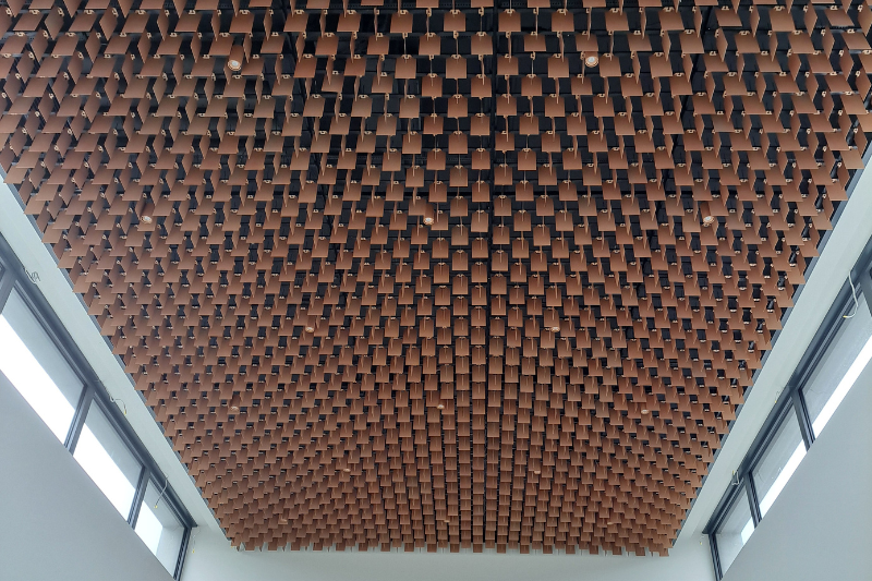 Individual Residential House — Open-Cell Ceiling