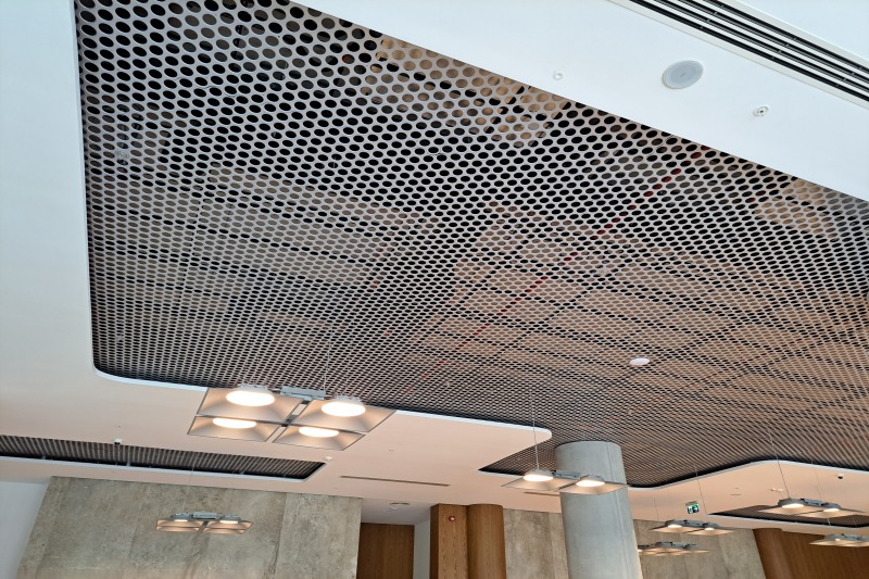 Mziuri Business Centre — Lobby ceiling