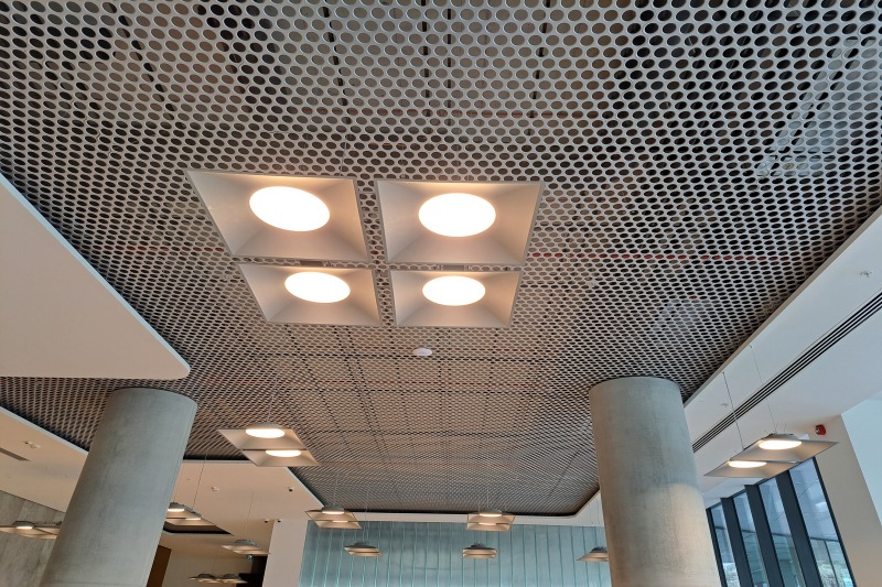 Mziuri Business Centre — Lobby ceiling
